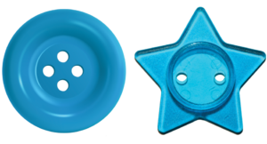 blue buttons