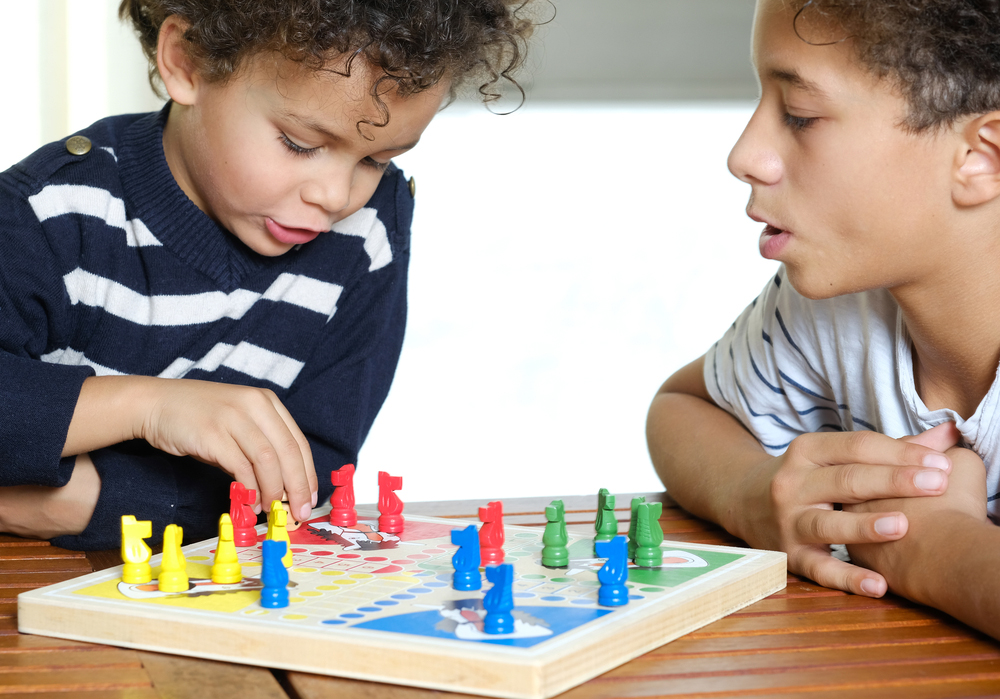 Playing a board game